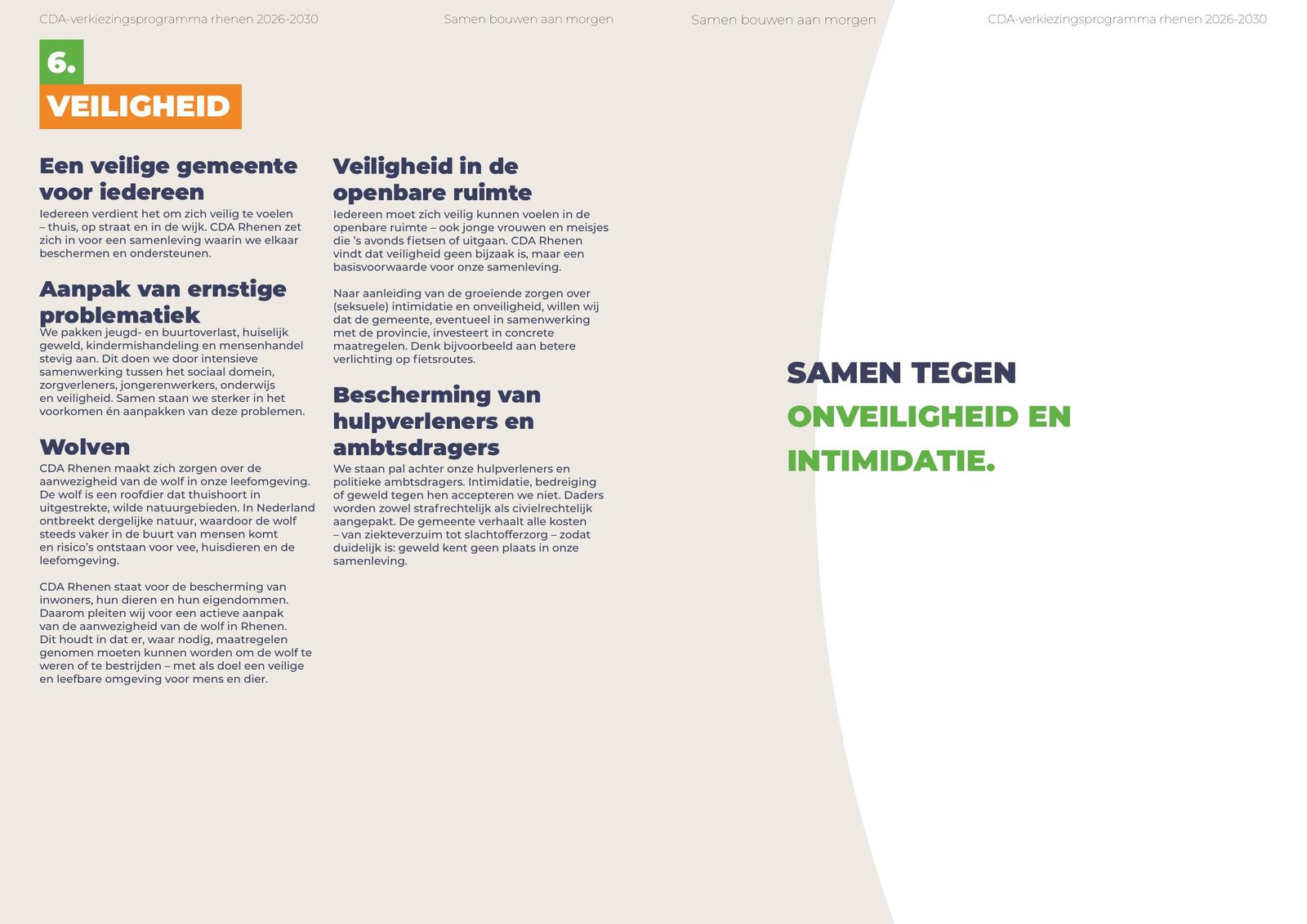Spread veiligheid