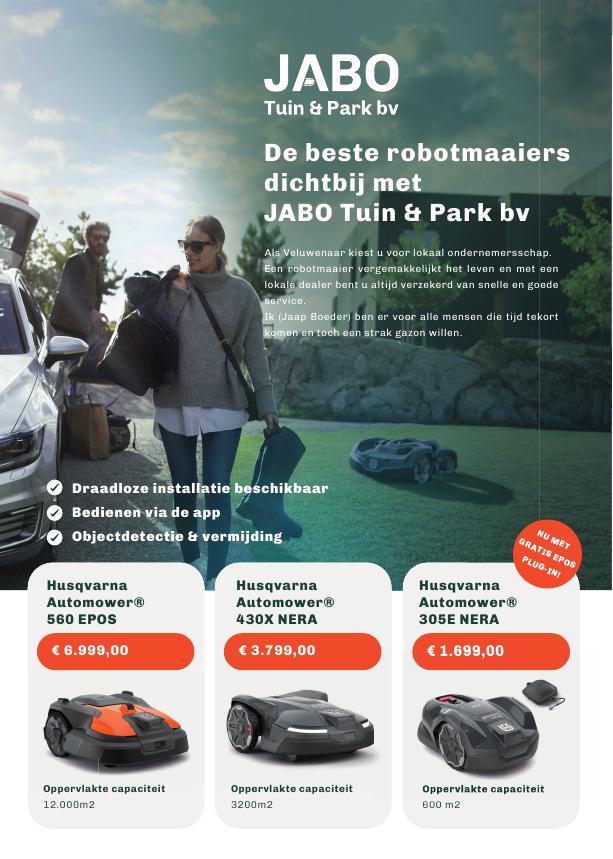 Flyer robotmaaiers Veluwe