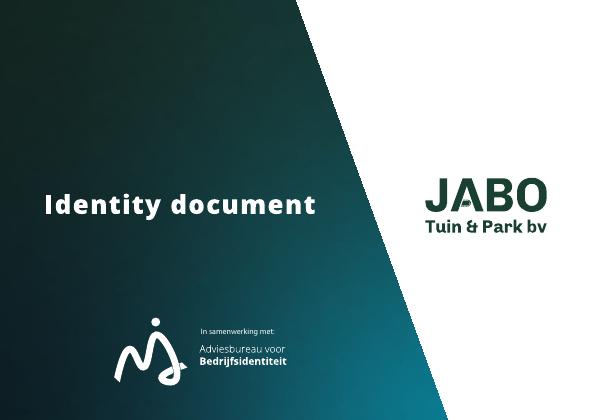 Omslag van het JABO identity document