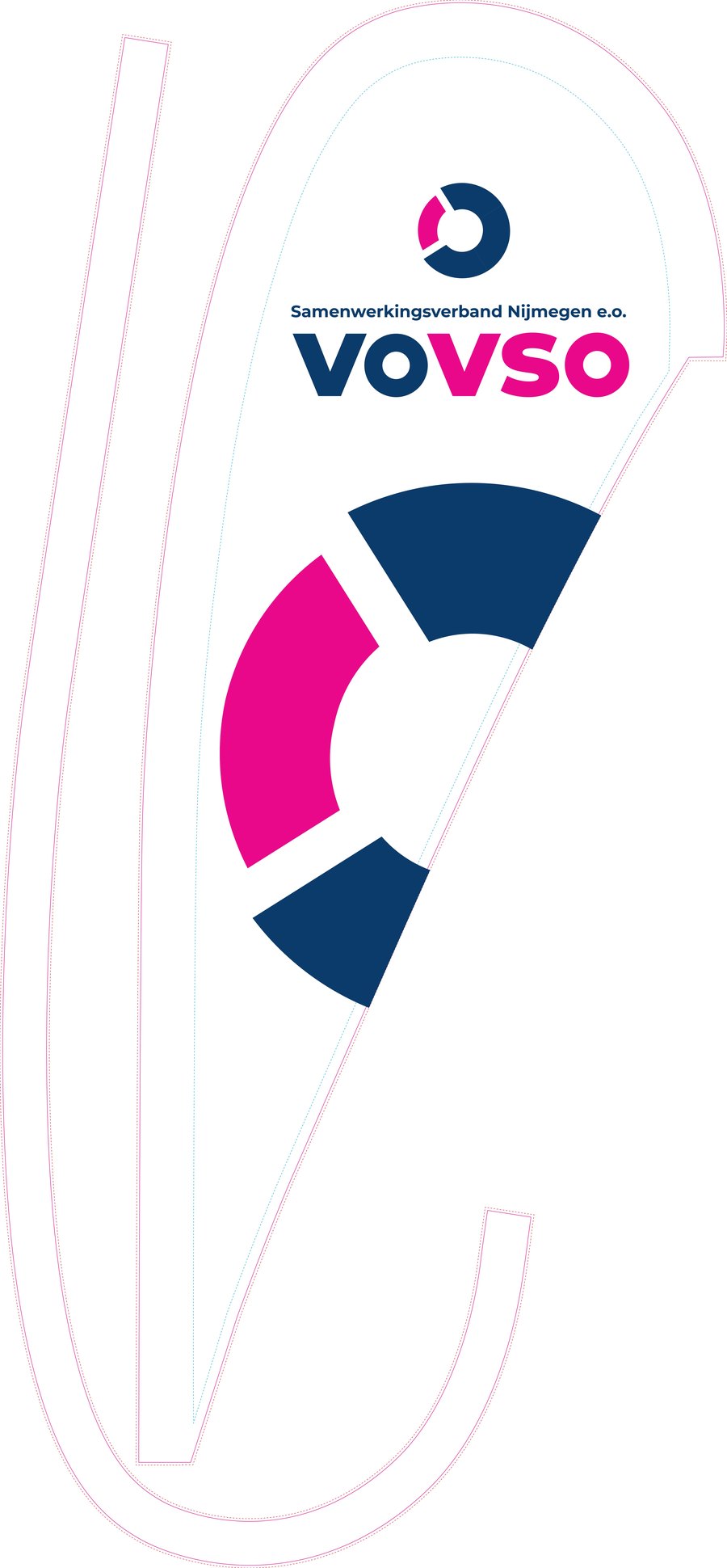 Ontwerp beachvlag VO-VSO